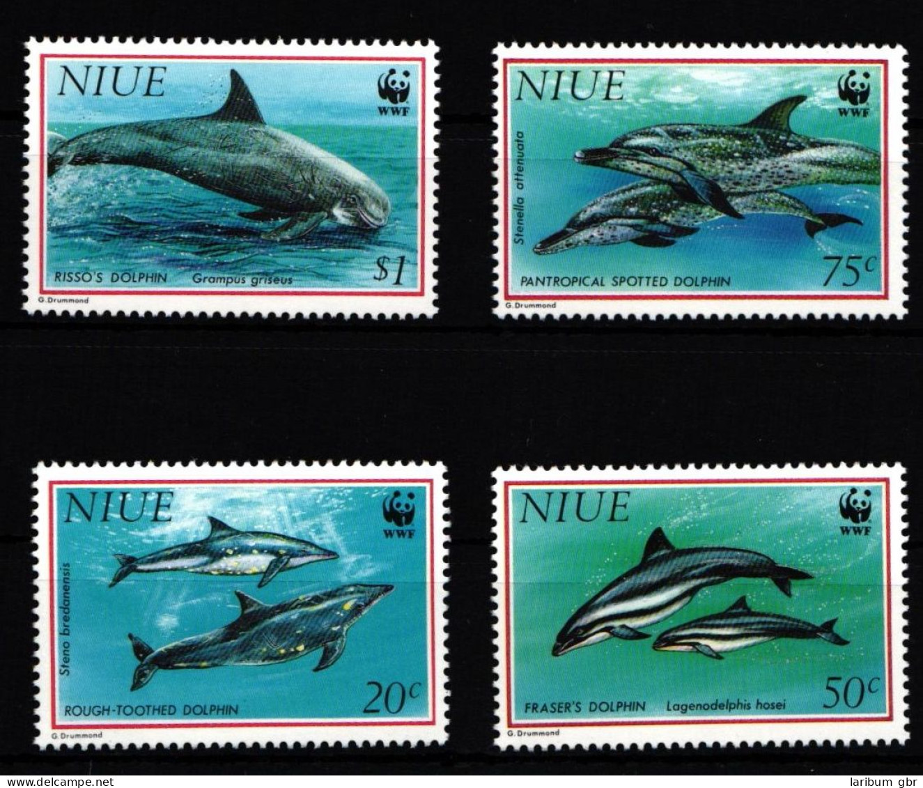 Niue 822-825 Postfrisch Delfine #IH445 - Niue