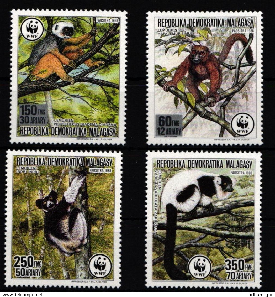Madagaskar 1110-1113 Postfrisch Affen #IH462 - Madagaskar (1960-...)