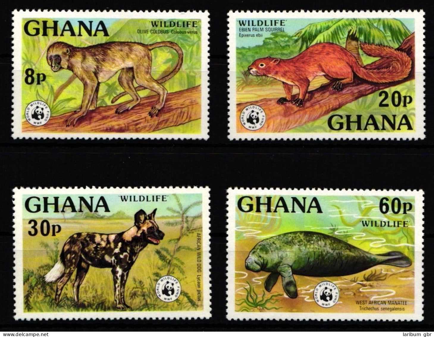 Ghana 702-705 Postfrisch Wildtiere #IH478 - Ghana (1957-...)