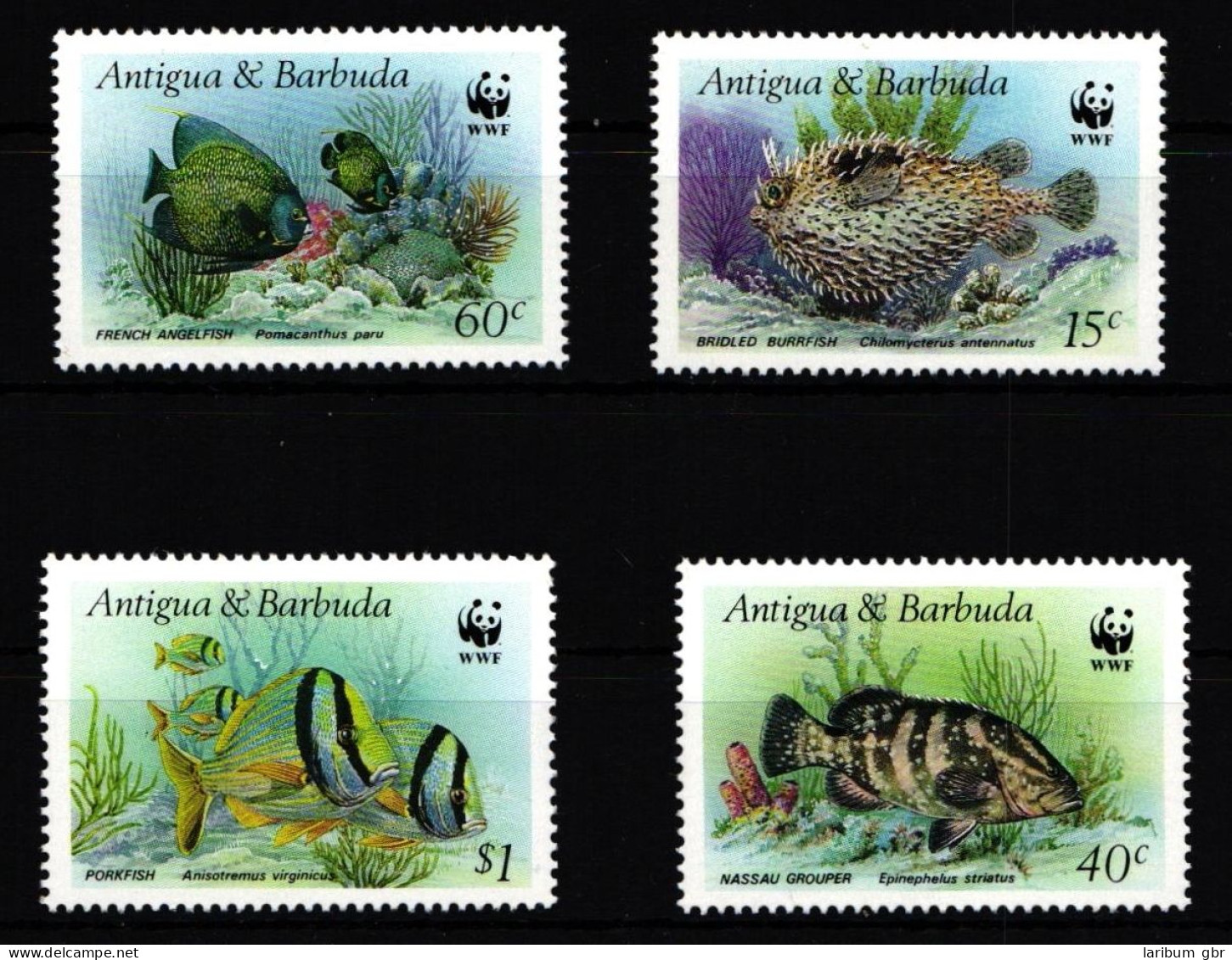 Antigua Barbuda 1010-1013 Postfrisch Fische #IH461 - Antigua Und Barbuda (1981-...)