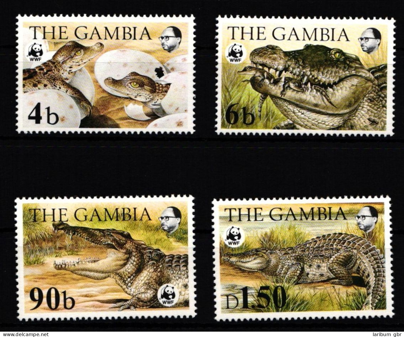 Gambia 517-520 Postfrisch Wildtiere #IH470 - Gambia (1965-...)