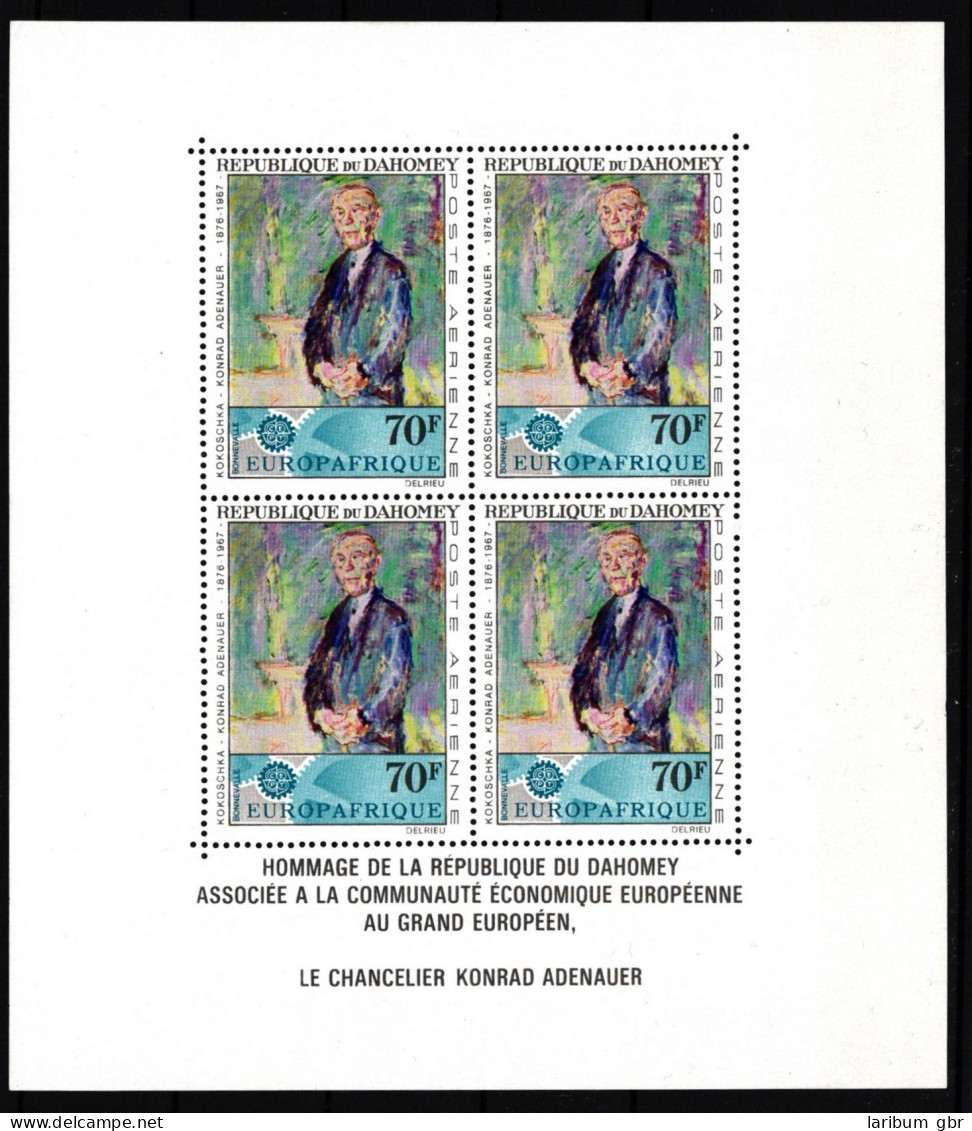 Dahomey Block 8 Postfrisch Konrad Adenauer #IH525 - Benin - Dahomey (1960-...)
