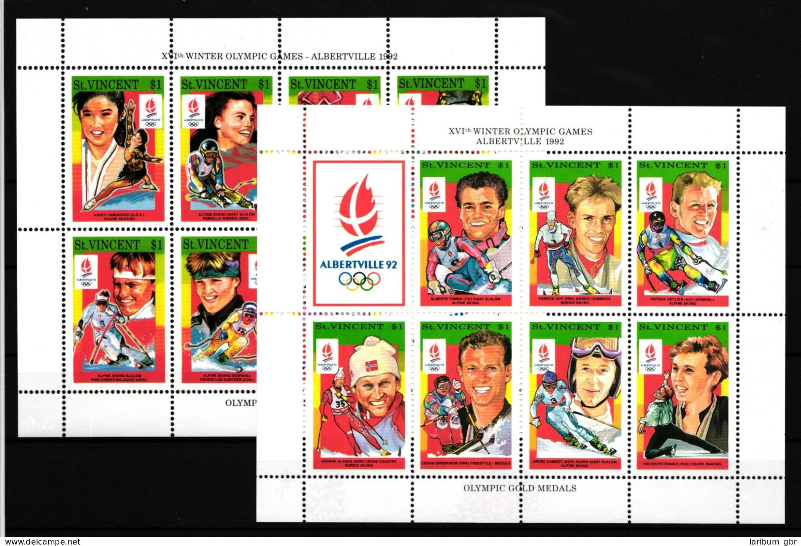 St. Vincent 2086-2099 Postfrisch Kleinbogensatz / Olympische Spiele #IH703 - St.Vincent & Grenadines