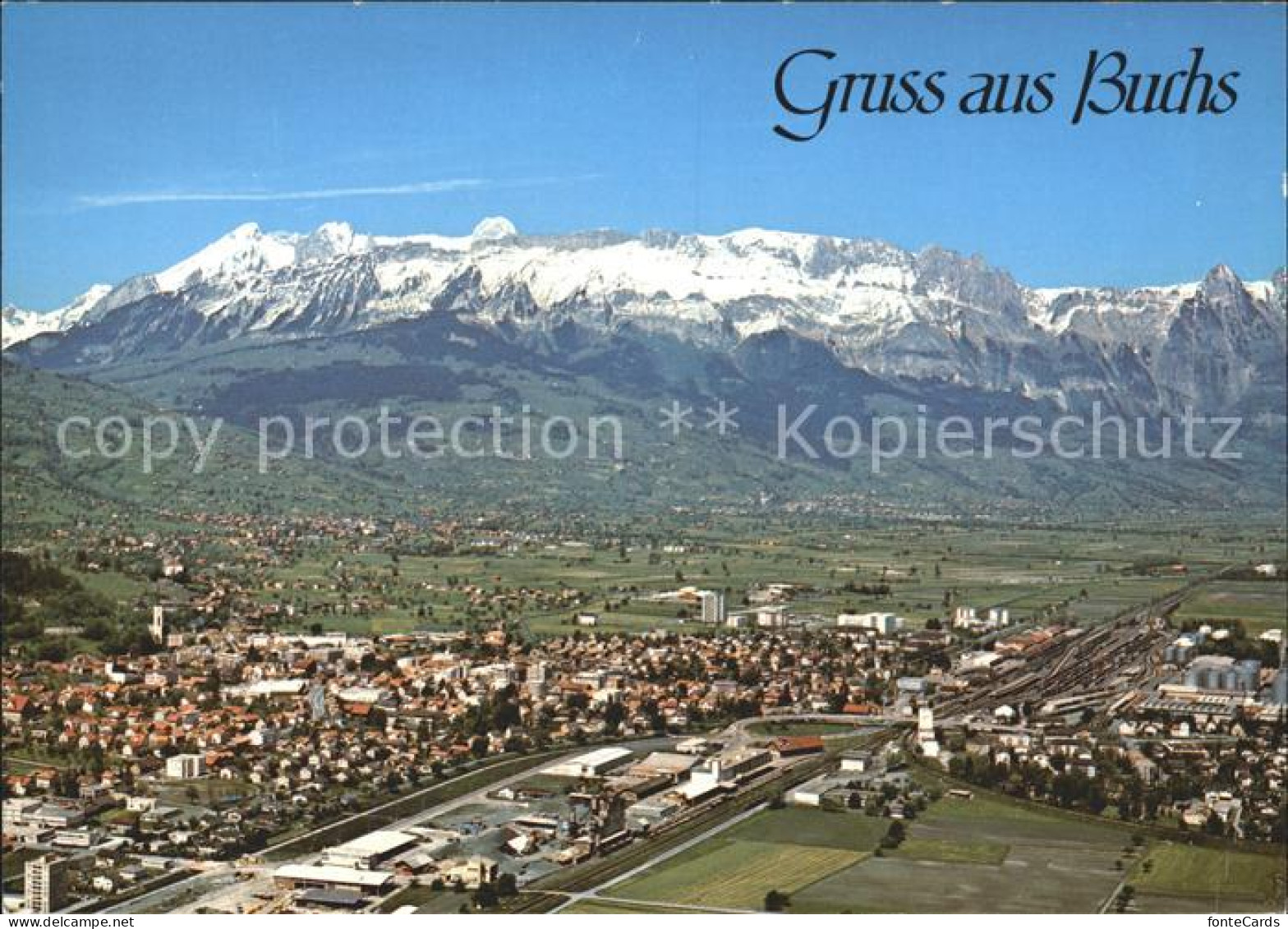 11687081 Buchs SG Mit Alpstein Fliegeraufnahme Buchs SG - Andere & Zonder Classificatie