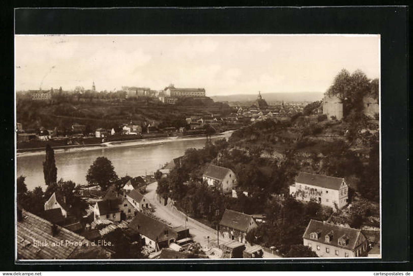 AK Pirna A. D. Elbe, Blick Auf Den Ort  - Pirna