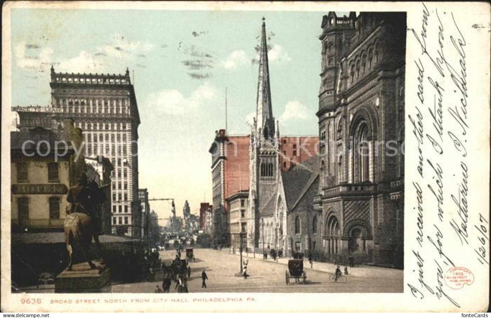 11686567 Philadelphia Pennsylvania Broad Street From City Hall Philadelphia Penn - Other & Unclassified