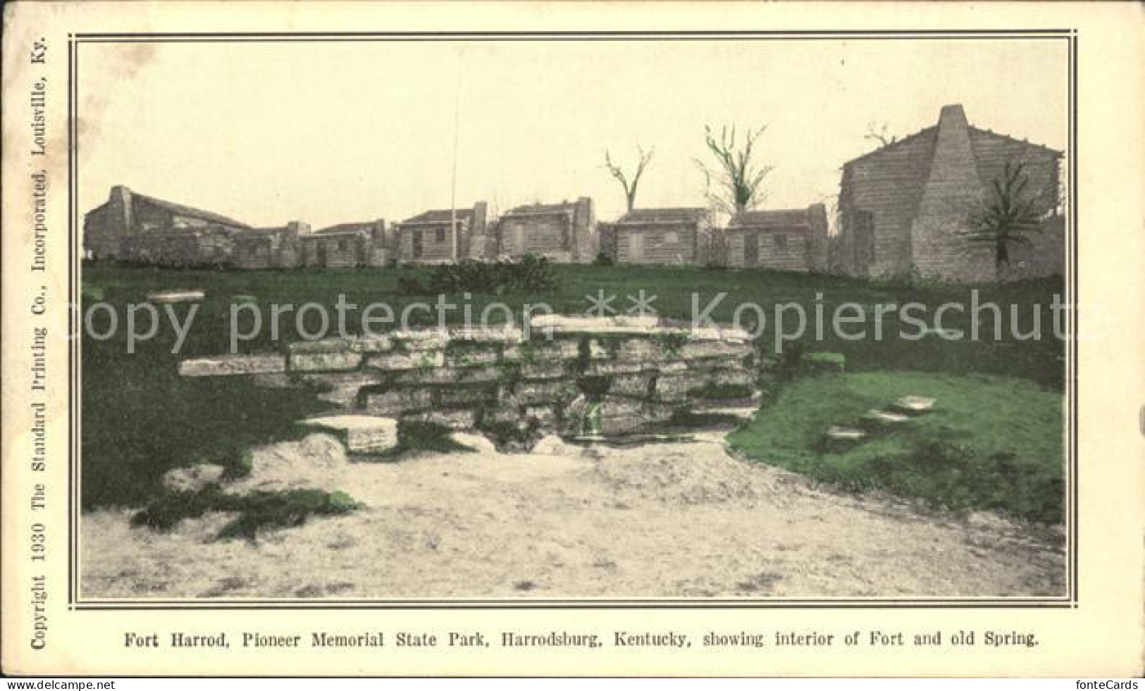 11686445 Harrodsburg_Kentucky Fort Harrod Pionier Memorial State Park - Autres & Non Classés