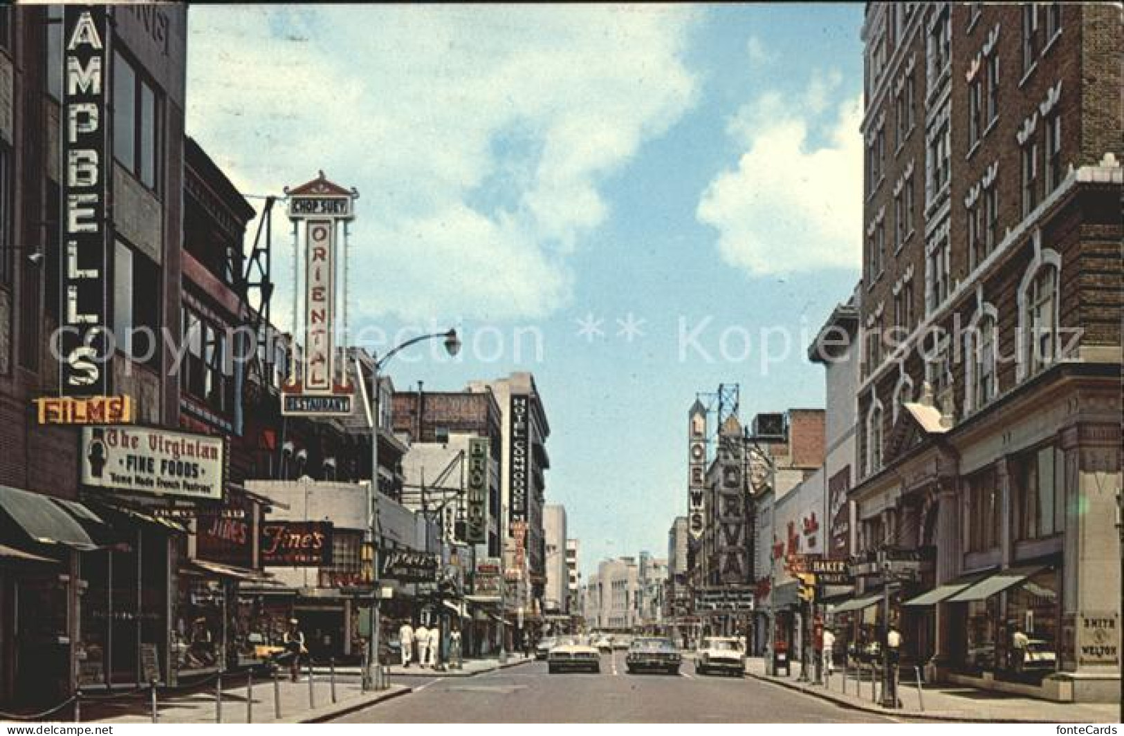 11686430 Norfolk_Virginia Granby Street From Downtown Cars - Andere & Zonder Classificatie