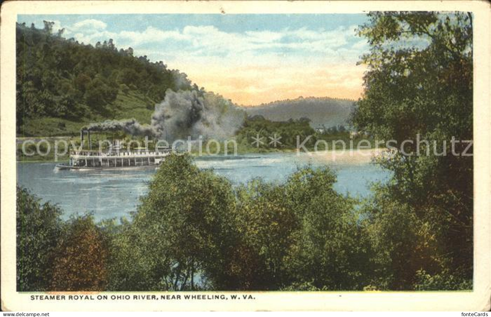 11686394 Wheeling_West_Virginia Streamer Royal On Ohio River - Andere & Zonder Classificatie