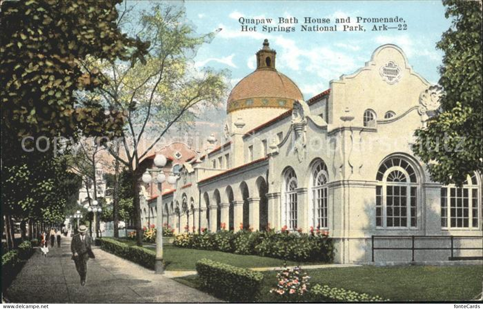 11686379 Quapaw Bath House And Promenade Hot Springs National-Park - Andere & Zonder Classificatie