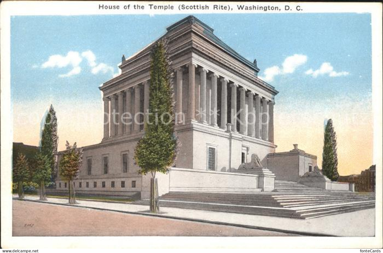 11686373 Washington DC House Of The Temple Scottish Rite  - Washington DC