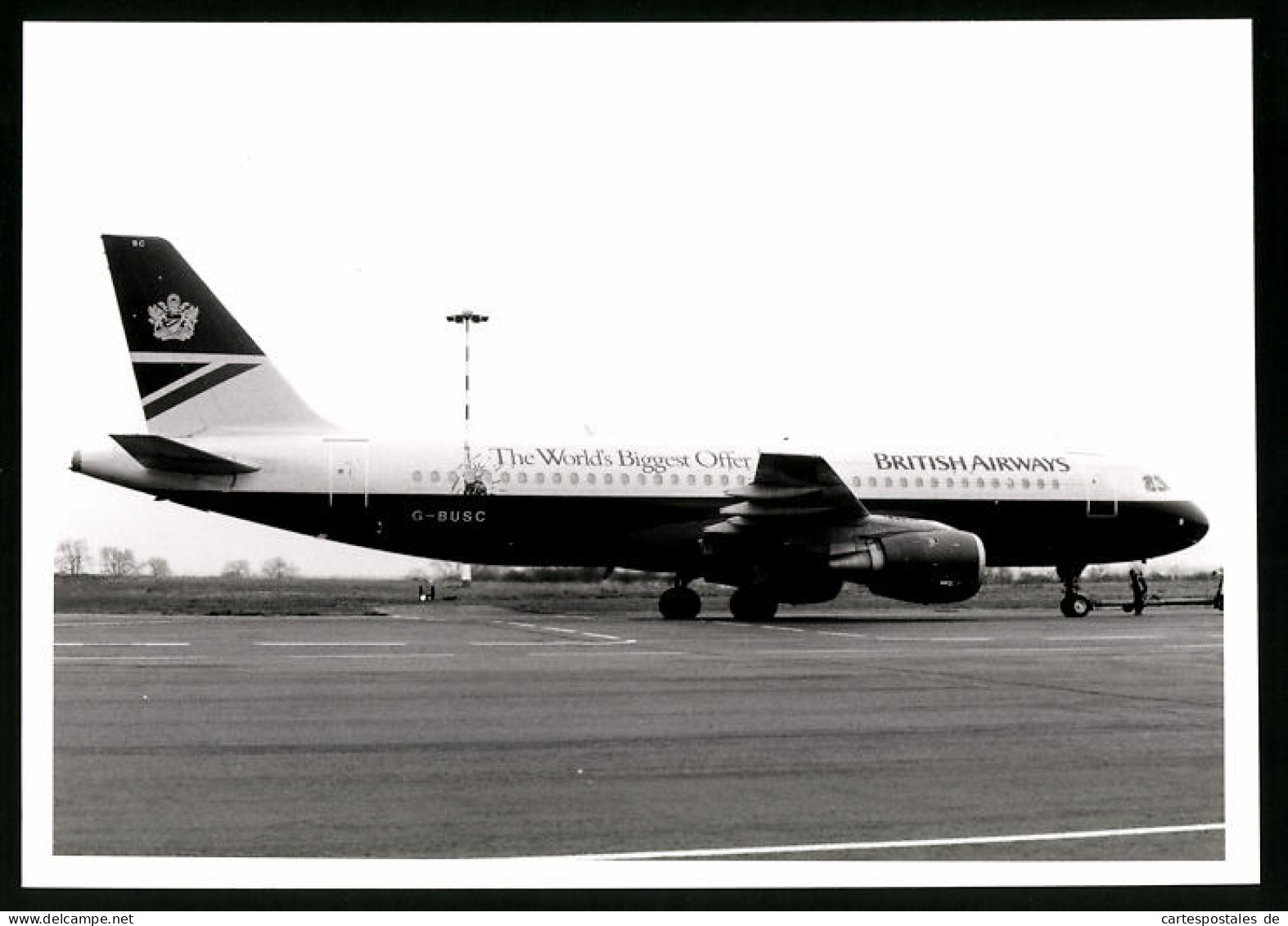 Fotografie Flugzeug Boeing 757, Passagierflugzeug British Airways, Kennung G-BUSC  - Aviation