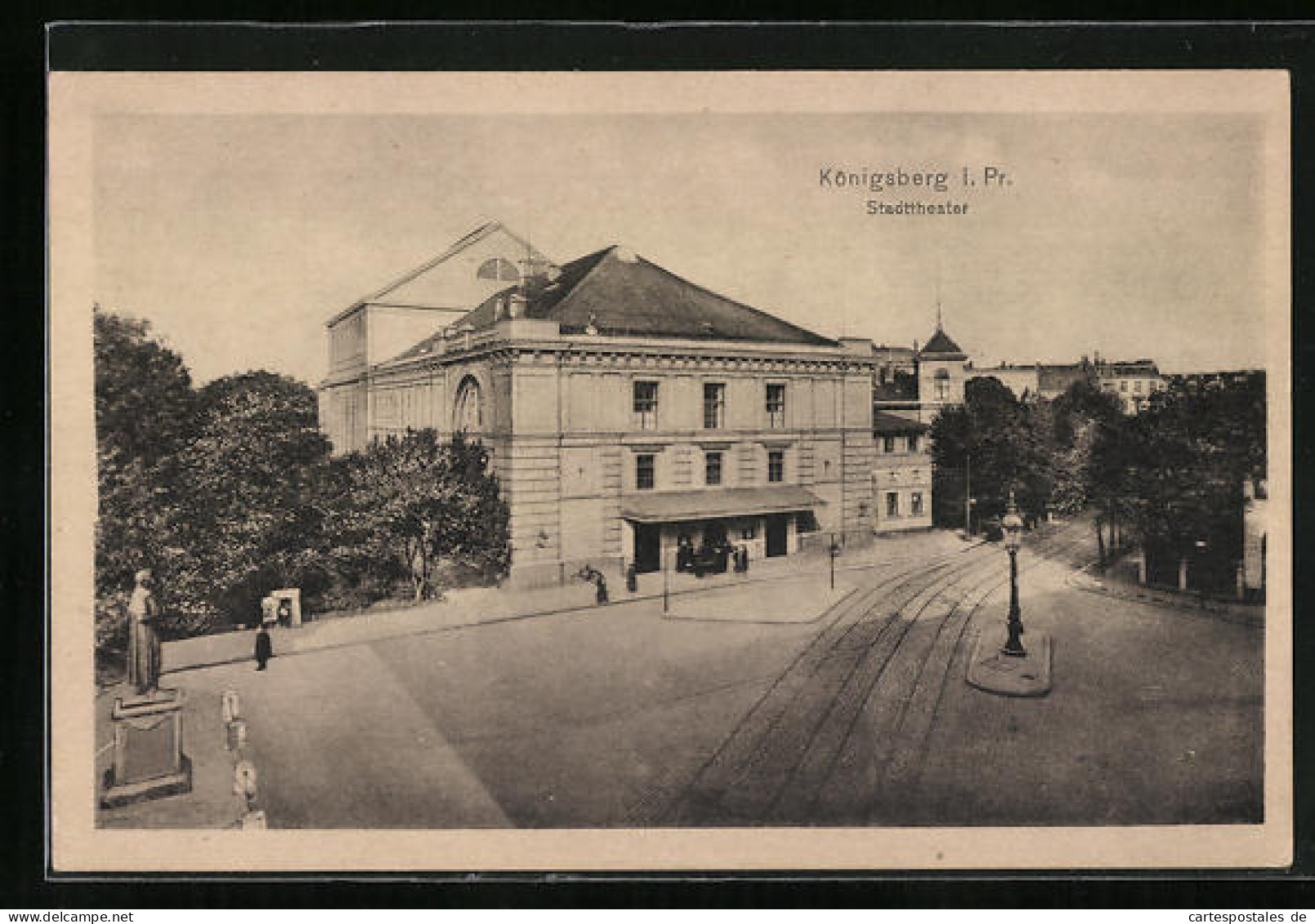 AK Königsberg I. Pr., Stadttheater  - Ostpreussen