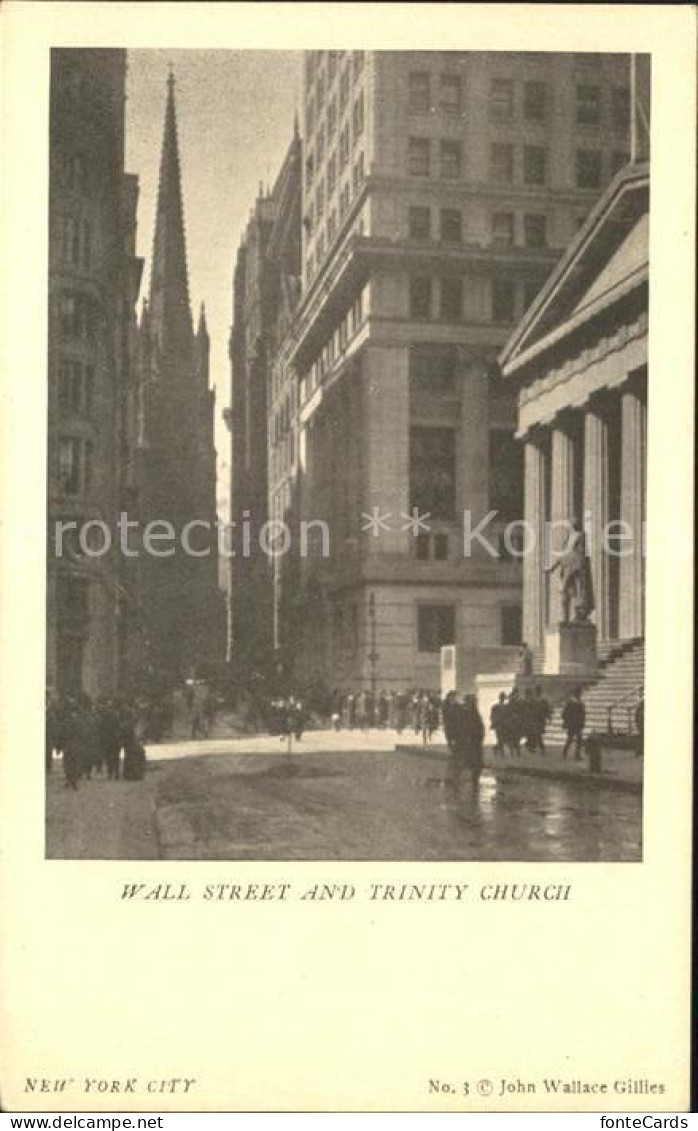 11686357 New_York_City Wall Street And Trinity Church - Other & Unclassified