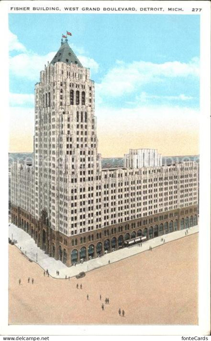 11686335 Detroit_Michigan Fisher Building West Grand Boulevard - Altri & Non Classificati
