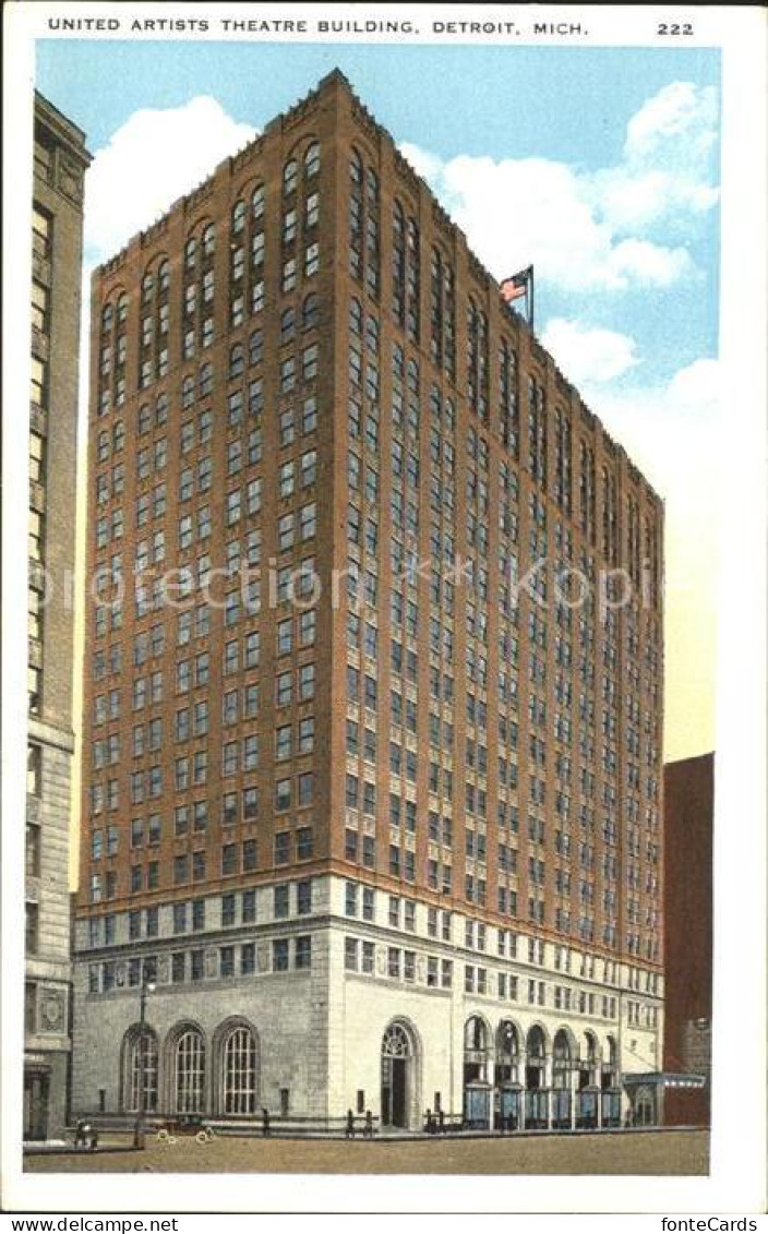 11686333 Detroit_Michigan United Artists Theater Building - Andere & Zonder Classificatie