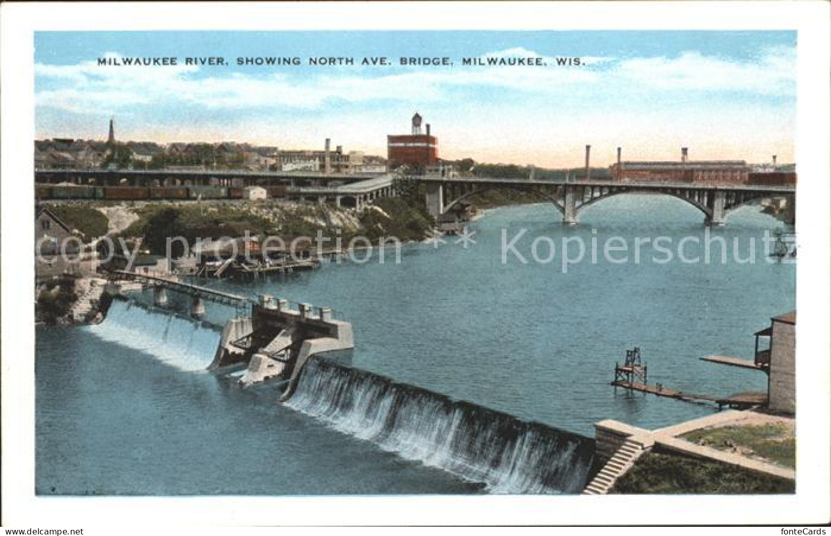 11686329 Milwaukee_Wisconsin River NOrth Ave Bridge - Autres & Non Classés