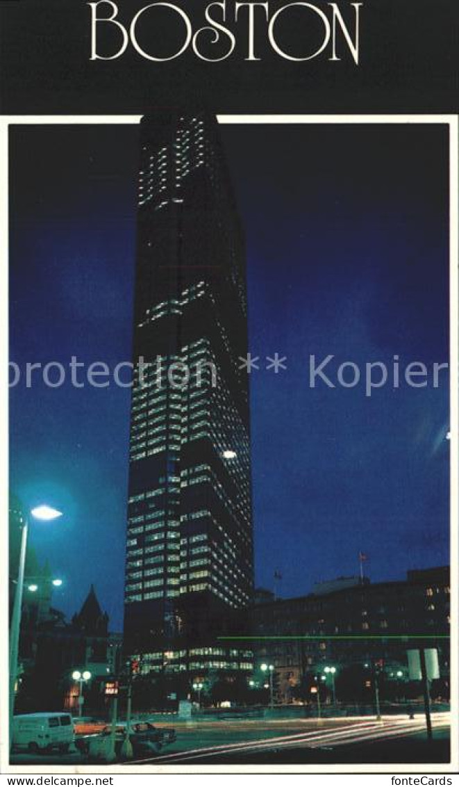 11686267 Boston_Massachusetts Hochhaus Bei Nacht - Andere & Zonder Classificatie