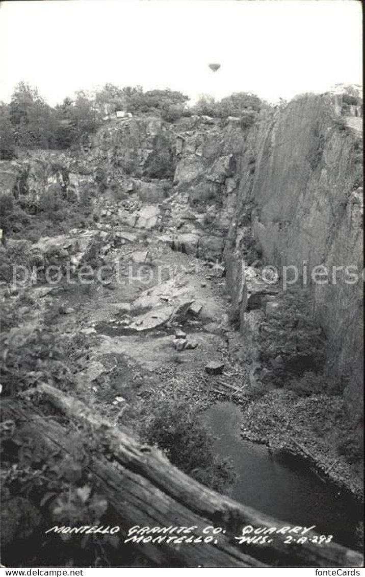 11686239 Montello_Wisconsin Granit Co. Quarry Steinbruch - Other & Unclassified