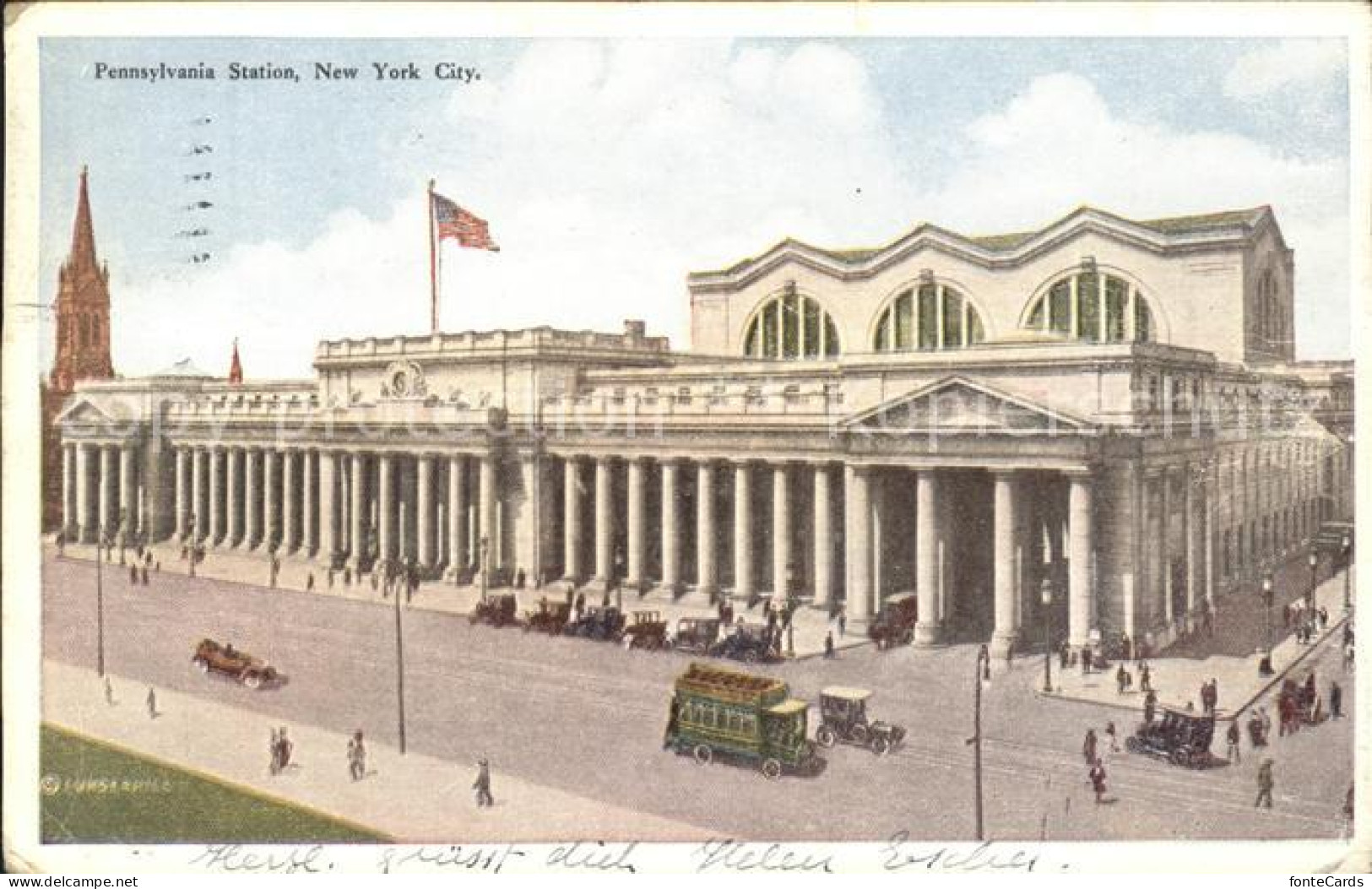 11686220 New_York_City Pennsylvania Station Bus Autos - Other & Unclassified