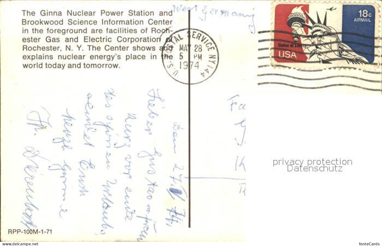 11686188 New_York_City Ginna Nuclear Power Station Fliegeraufnahme - Andere & Zonder Classificatie