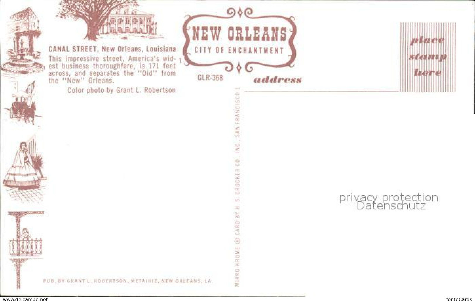 11686153 New_Orleans_Louisiana Canal Street Strassenbahn Bus Autos - Altri & Non Classificati