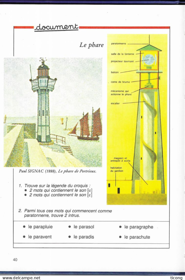 LIVRE DE LECTURE CP CE1 LE BATEAU LIVRE NATHAN, MONTMAYEUR, GOUPIL, GEHIN, LECHERBONNIER, ILLUSTRATIONS GUERY ET LAUER - 6-12 Jaar