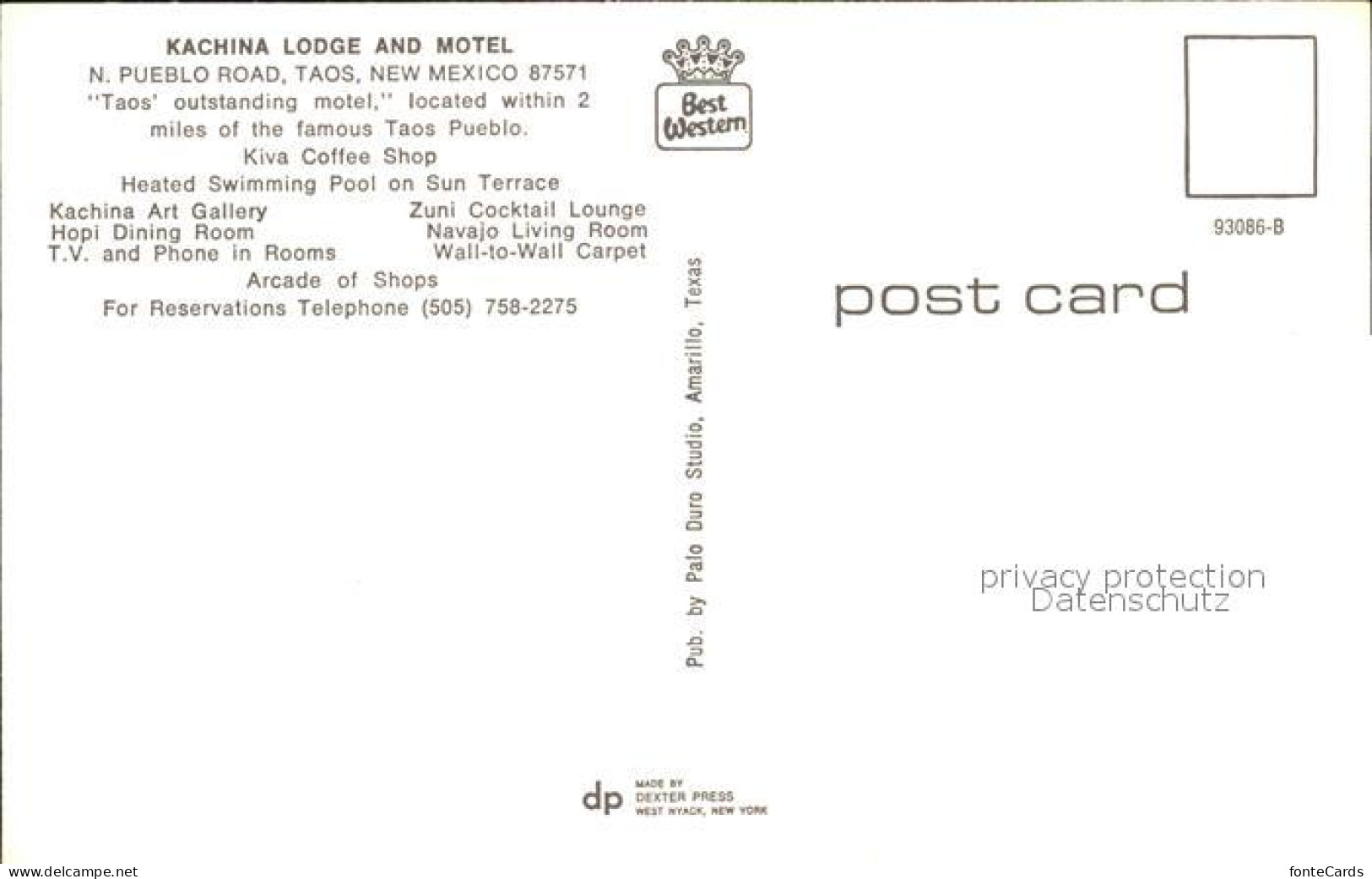 11686099 Taos Kachina Lodge And Motel - Autres & Non Classés