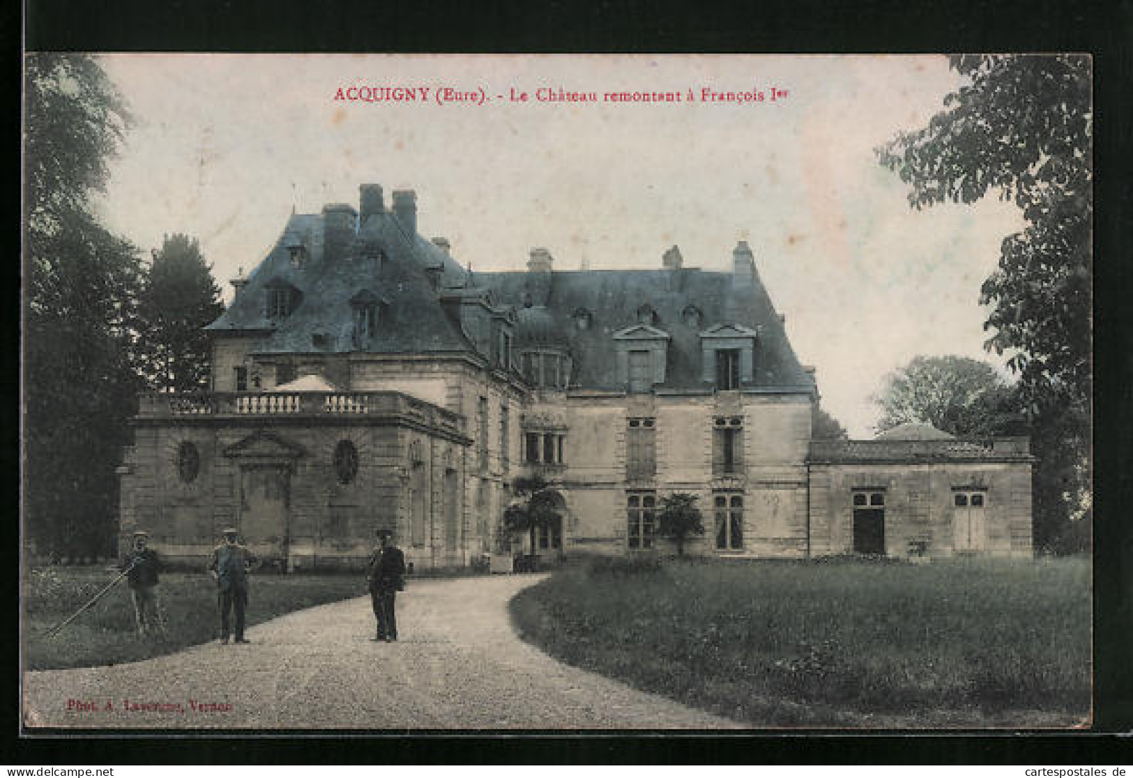 CPA Acquigny, Le Chateau Remontant A Francois Ier  - Acquigny