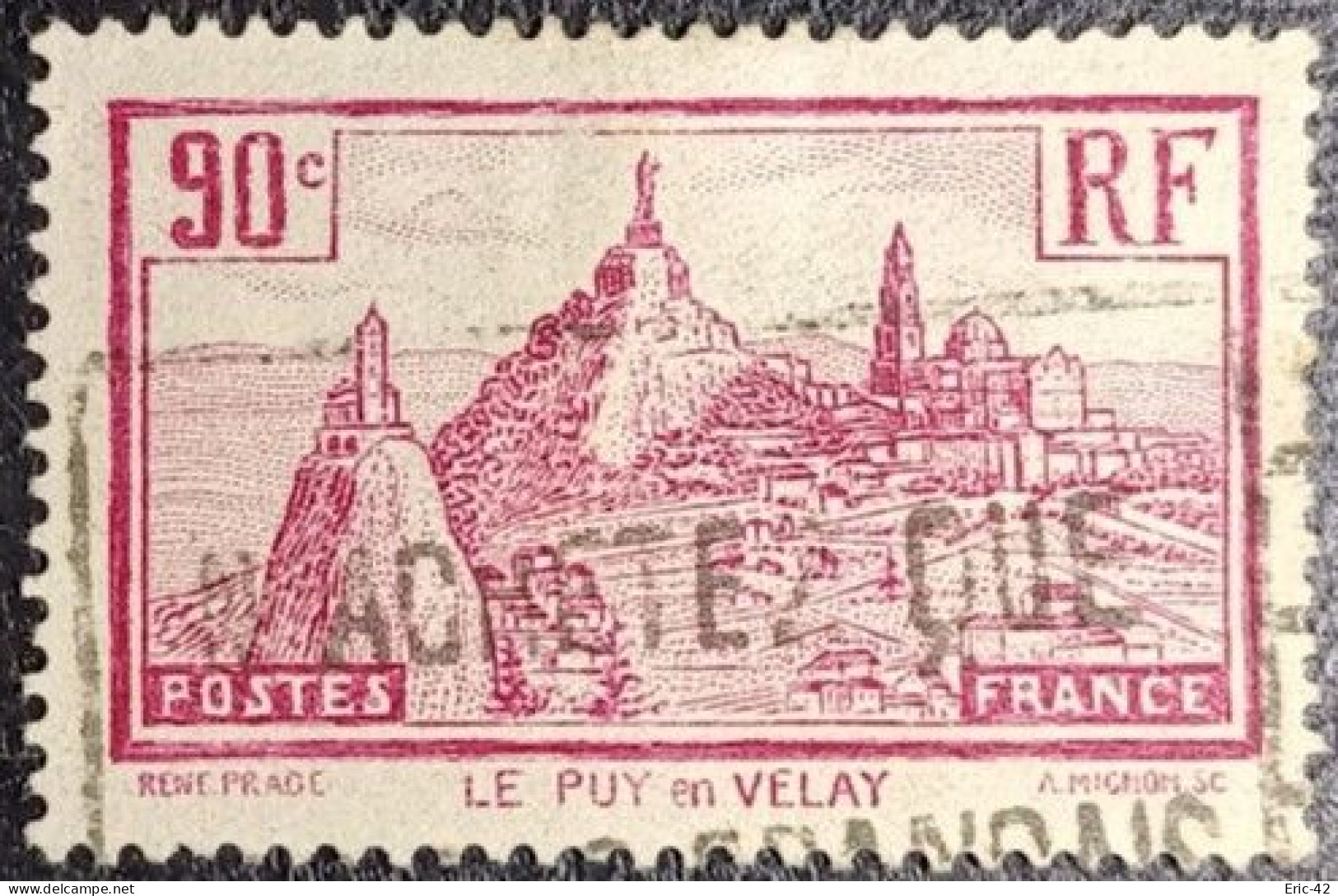 FRANCE. Y&T N°290. Le Puy-en-Velay. Cachet Publicitaire... - Used Stamps