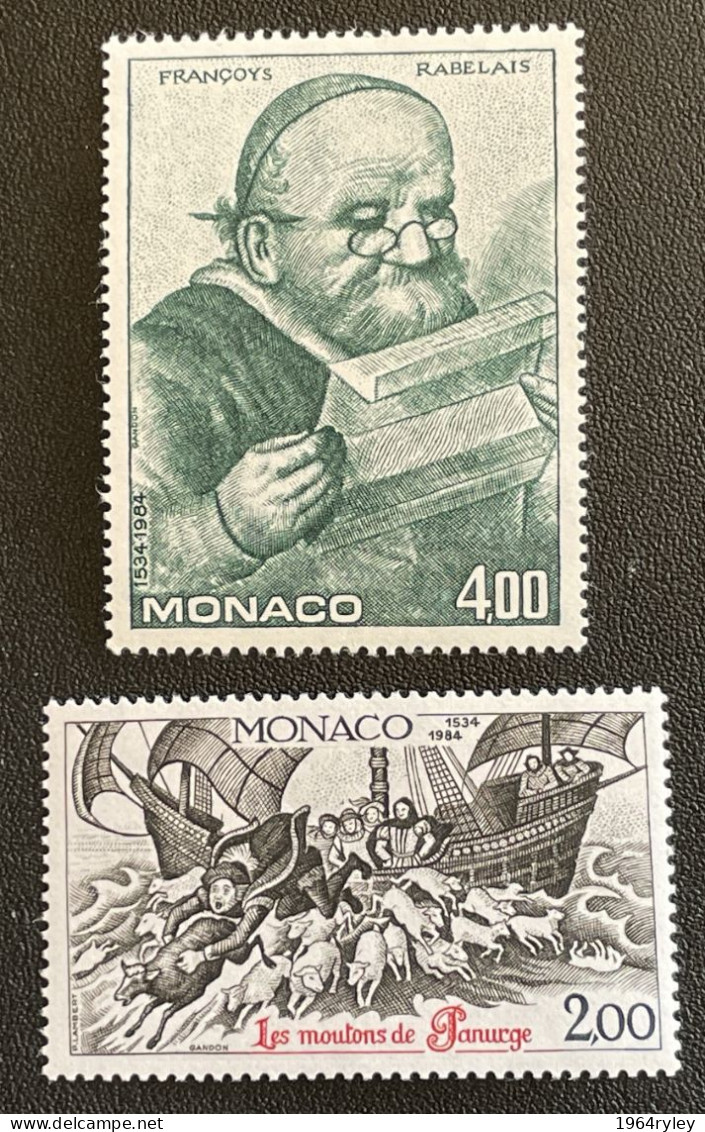 MONACO - MNH** - 1984 - # 1667/1669  2 Values - Unused Stamps