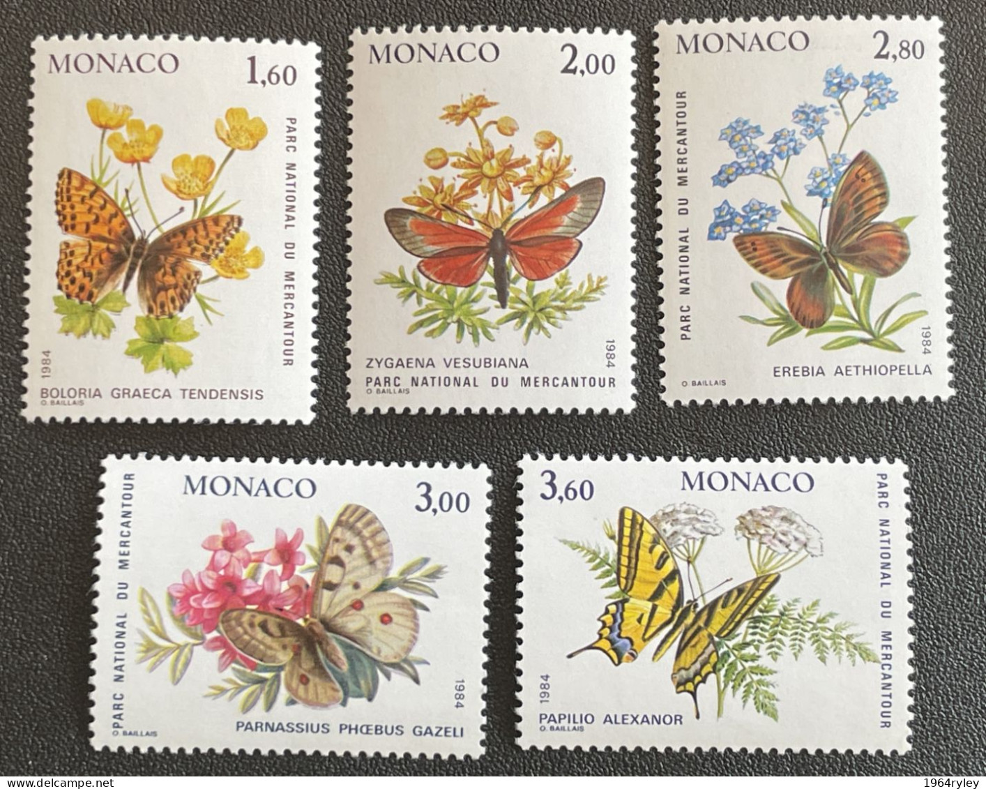 MONACO - MNH** - 1984 - # 1420/1425 - Unused Stamps