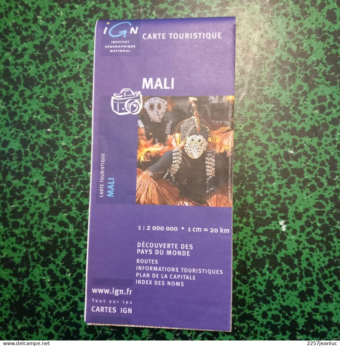 CarteTouristique  I G N  Du Mali Au 1/200000 - Karten/Atlanten