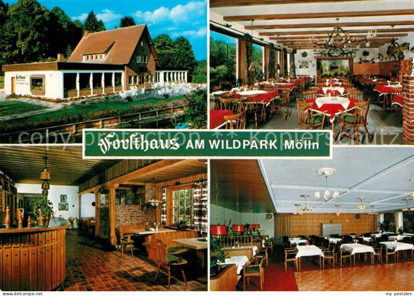 73321215 Moelln Lauenburg Forsthaus Am Wildpark Gaststaette Saal Moelln Lauenbur - Mölln