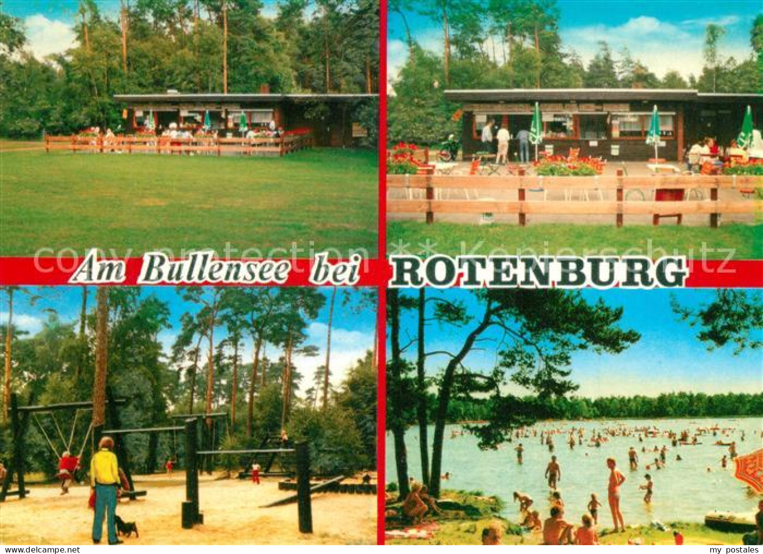 73321184 Rotenburg Wuemme Imbiss Cafestuebchen Am Bullensee Badestrand Spielplat - Rotenburg