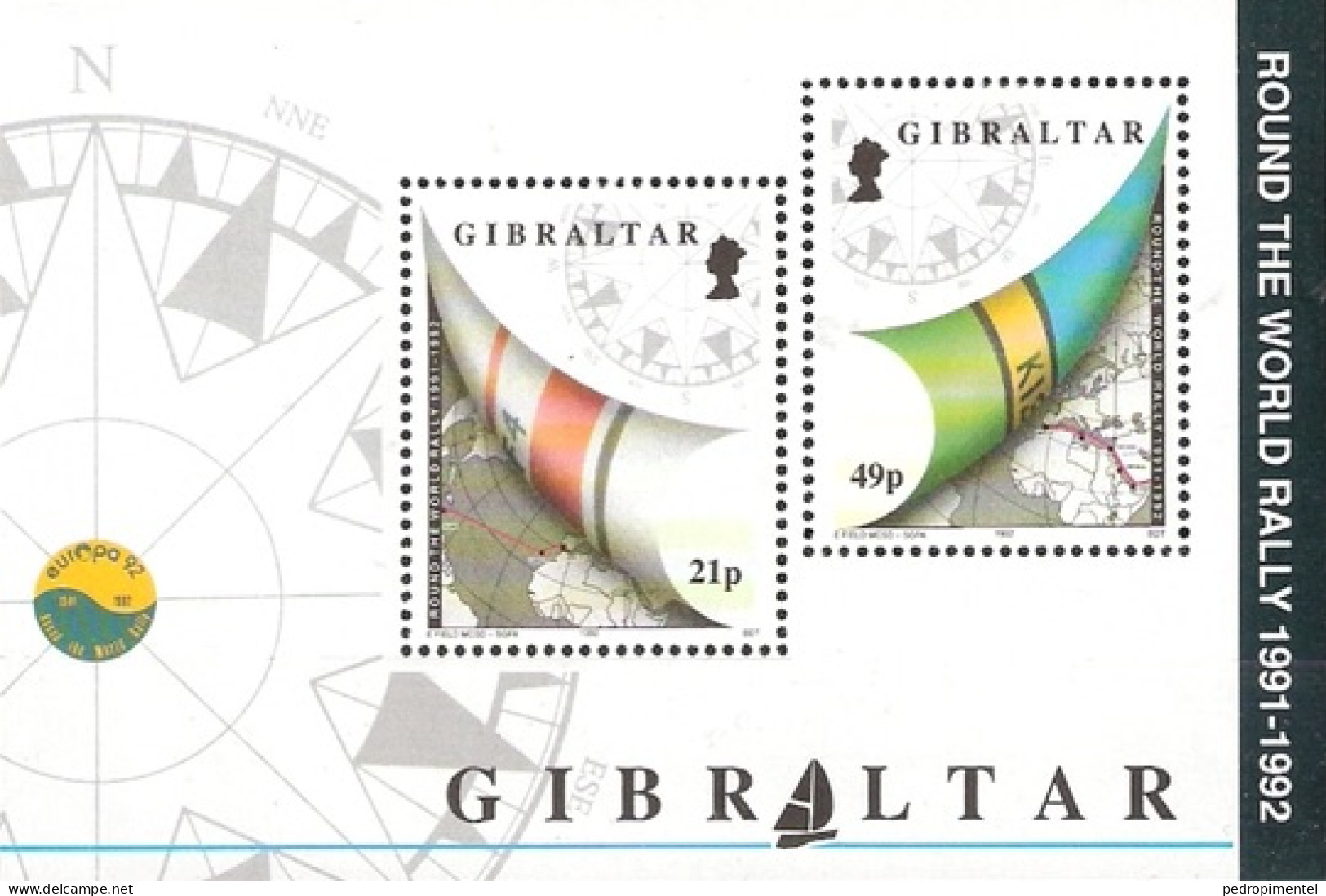 Gibraltar Stamps | 1992 | Around The World | Minisheet | MNH - Gibraltar