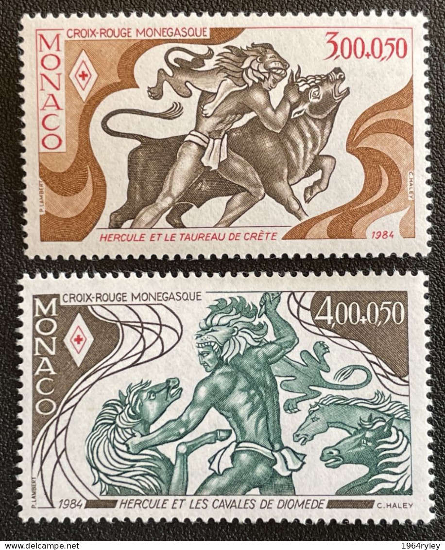 MONACO - MNH** - 1984 - # 1435/1436 - Unused Stamps