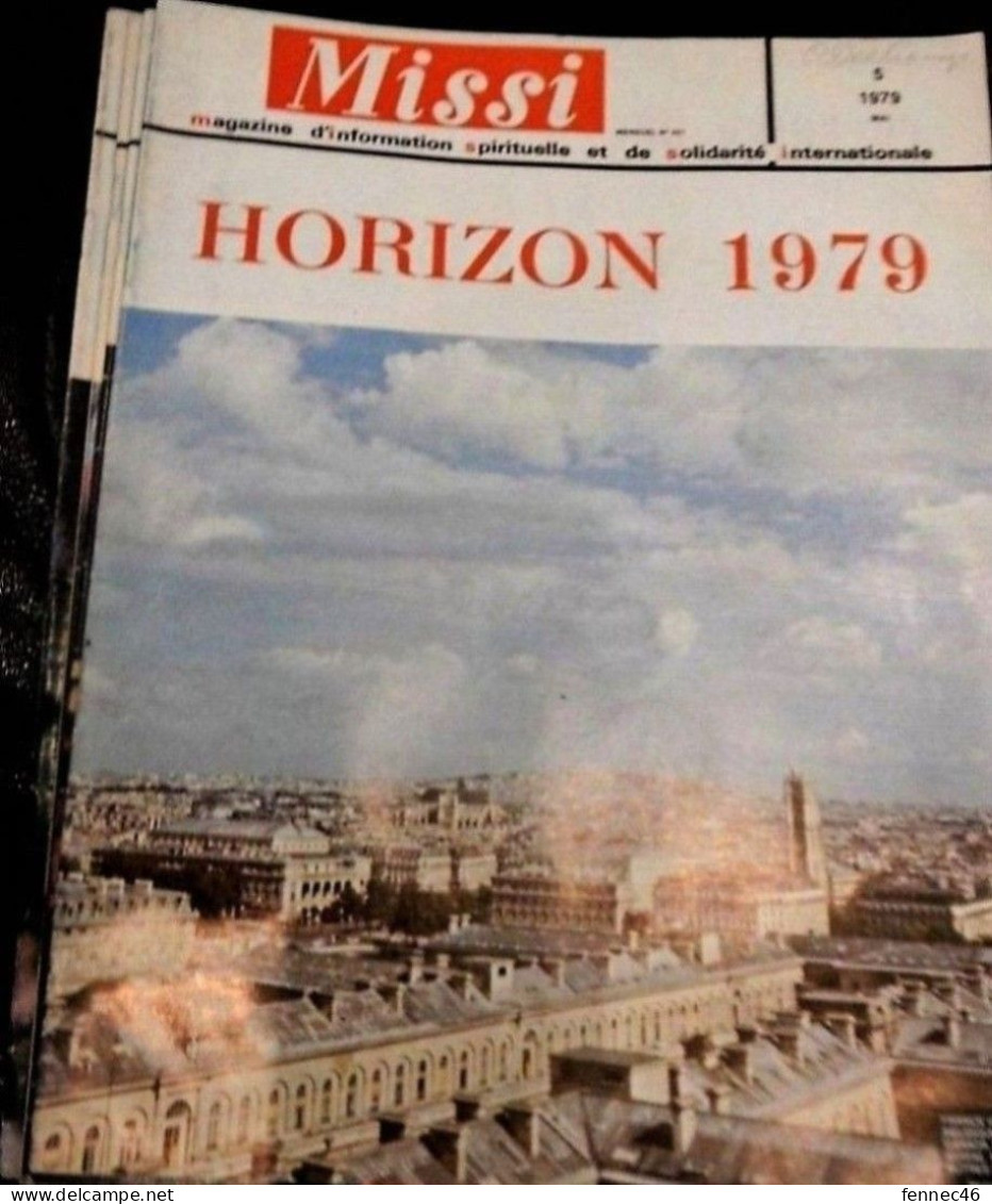 * Revue MISSI N° 5  - 1979-   En Titre  : HORIZON 1979 - 1950 - Nu