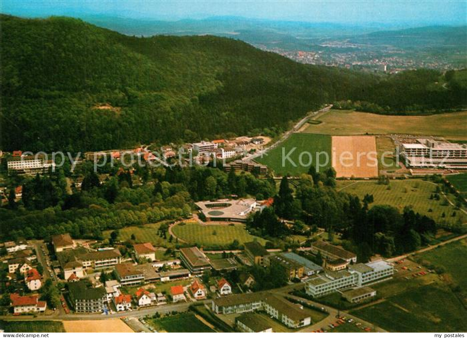 73321048 Reinhardshausen Klinisches Fachsanatorium Fliegeraufnahme Reinhardshaus - Bad Wildungen