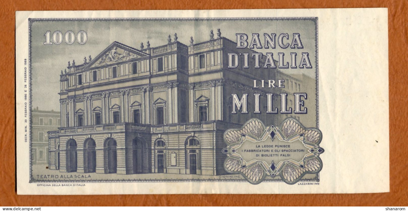1980 // ITALIE // BANCA D'ITALIA // Mille Lire // VF //  TTB - 1.000 Lire