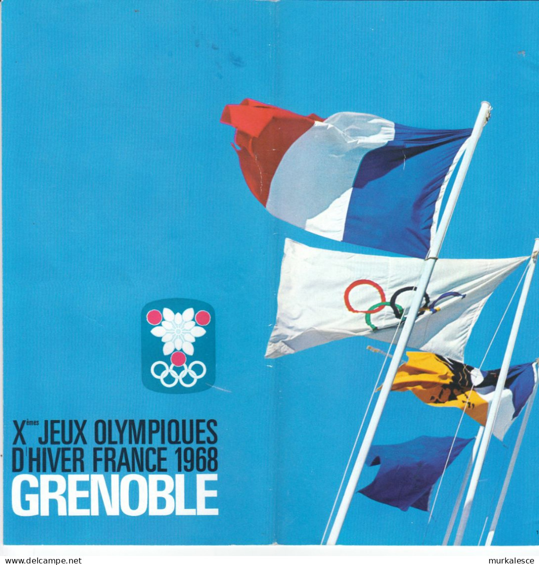 9433--  PROSPEKT    GRENOBLE   1968   X JEUX   OLYMPIQUES   FRANCE - Winter Sports