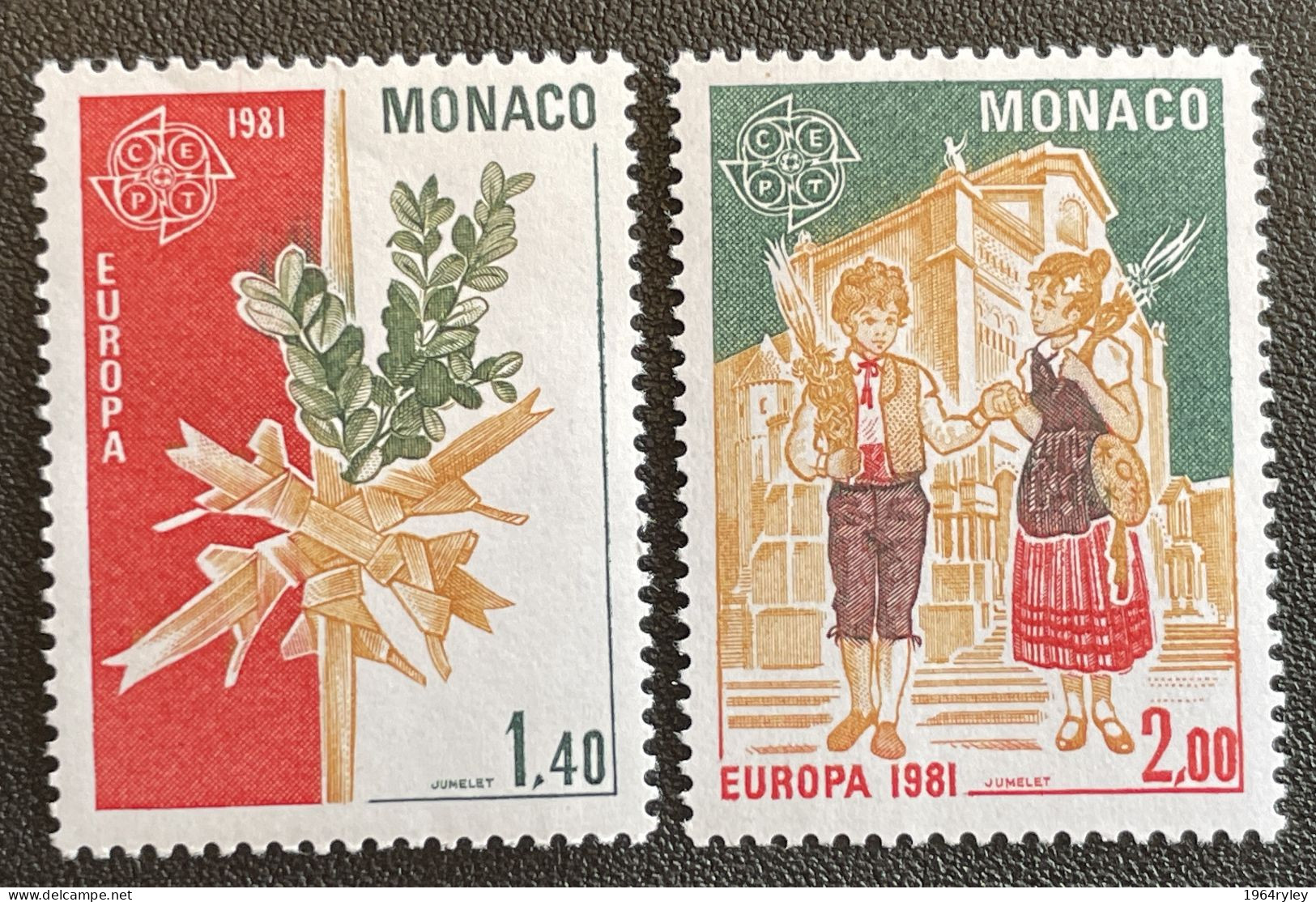 MONACO - MNH** - 1981 - # 1273/1274 - Unused Stamps