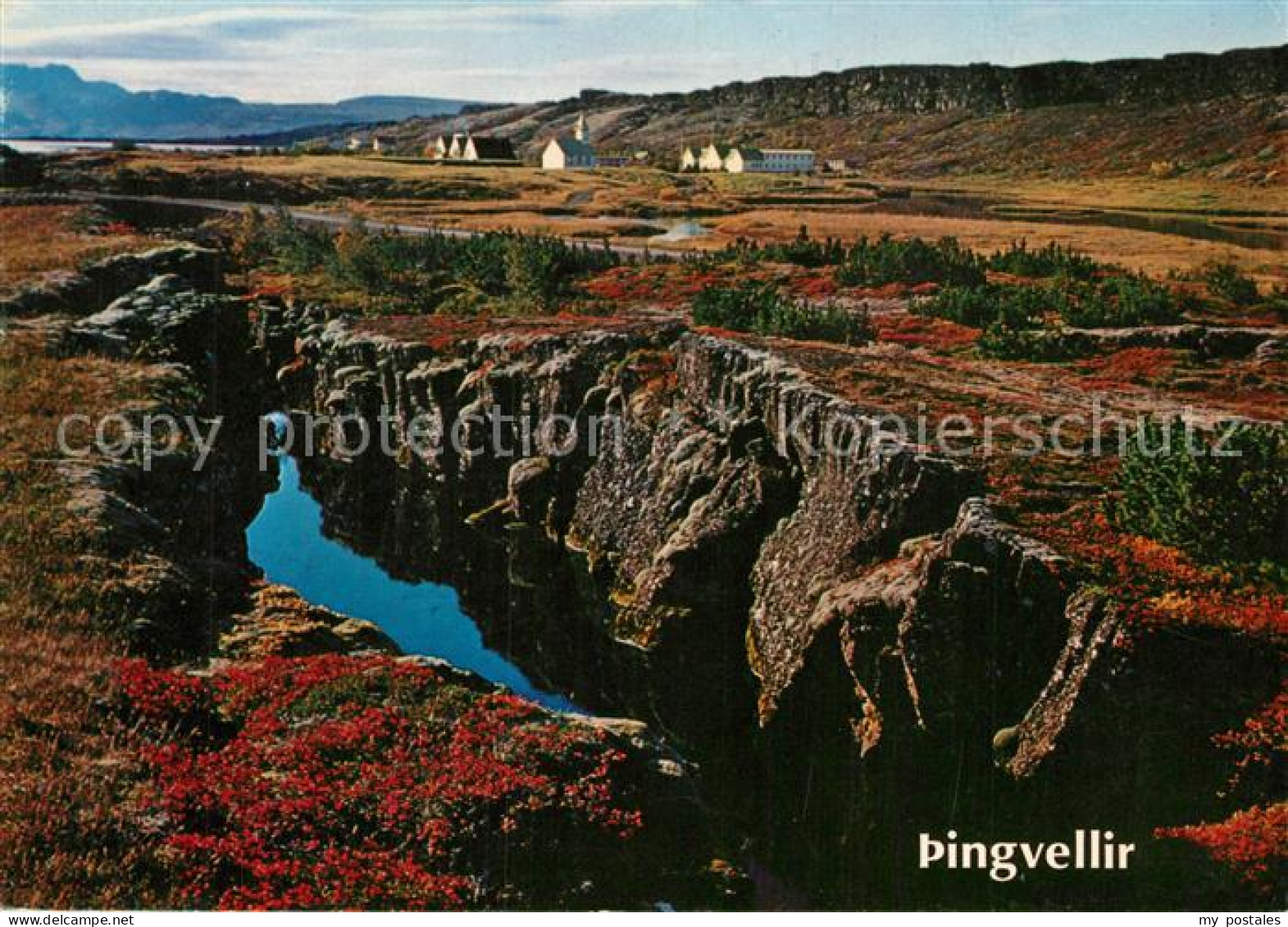 73320773 Pingvellir Panorama Pingvellir - Island