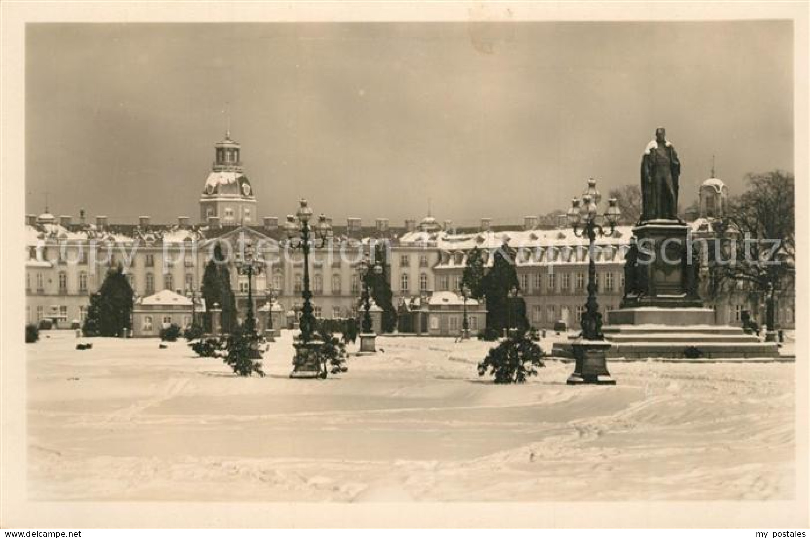 73320706 Karlsruhe Baden Landesmuseum Winter Karlsruhe Baden - Karlsruhe