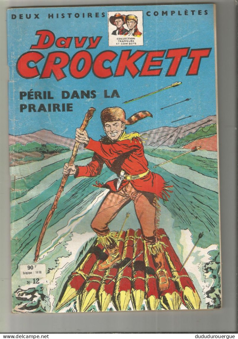DAVY CROCKETT N° 12 ,  PERIL DANS LA PRAIRIE - Other & Unclassified