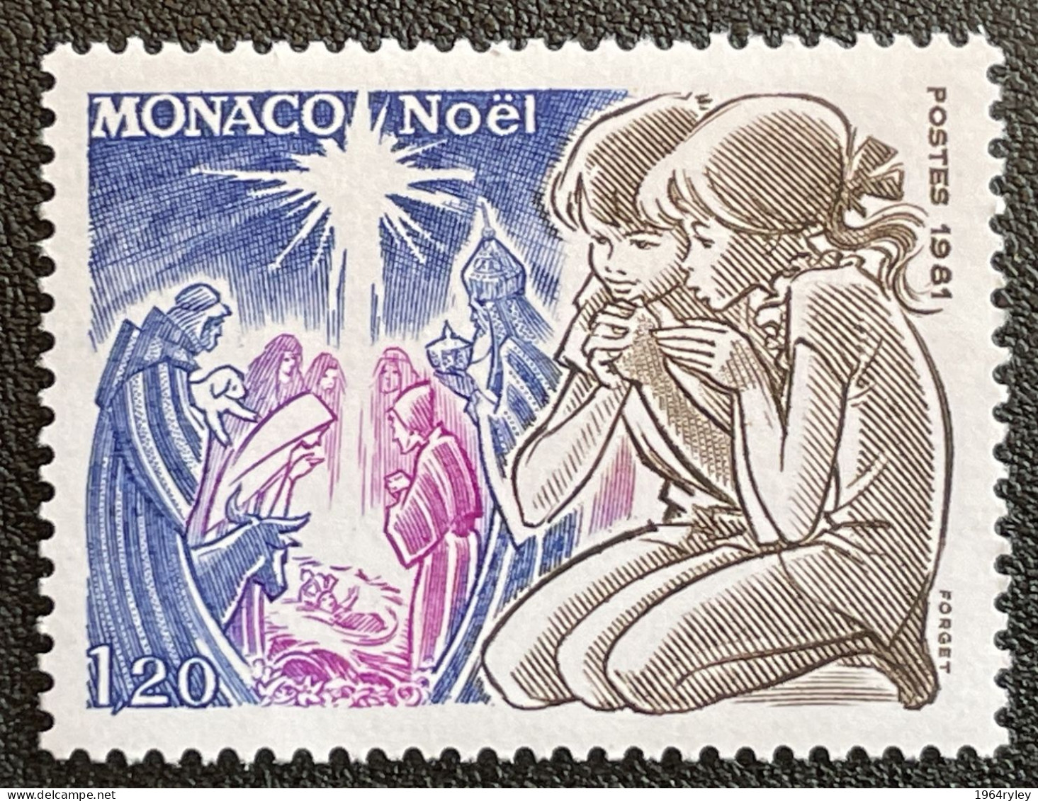 MONACO - MNH** - 1981 - # 1299 - Neufs
