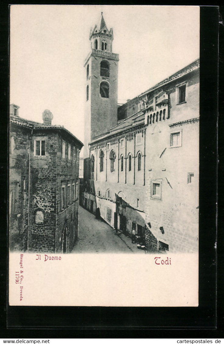 Cartolina Todi, Il Duomo  - Autres & Non Classés