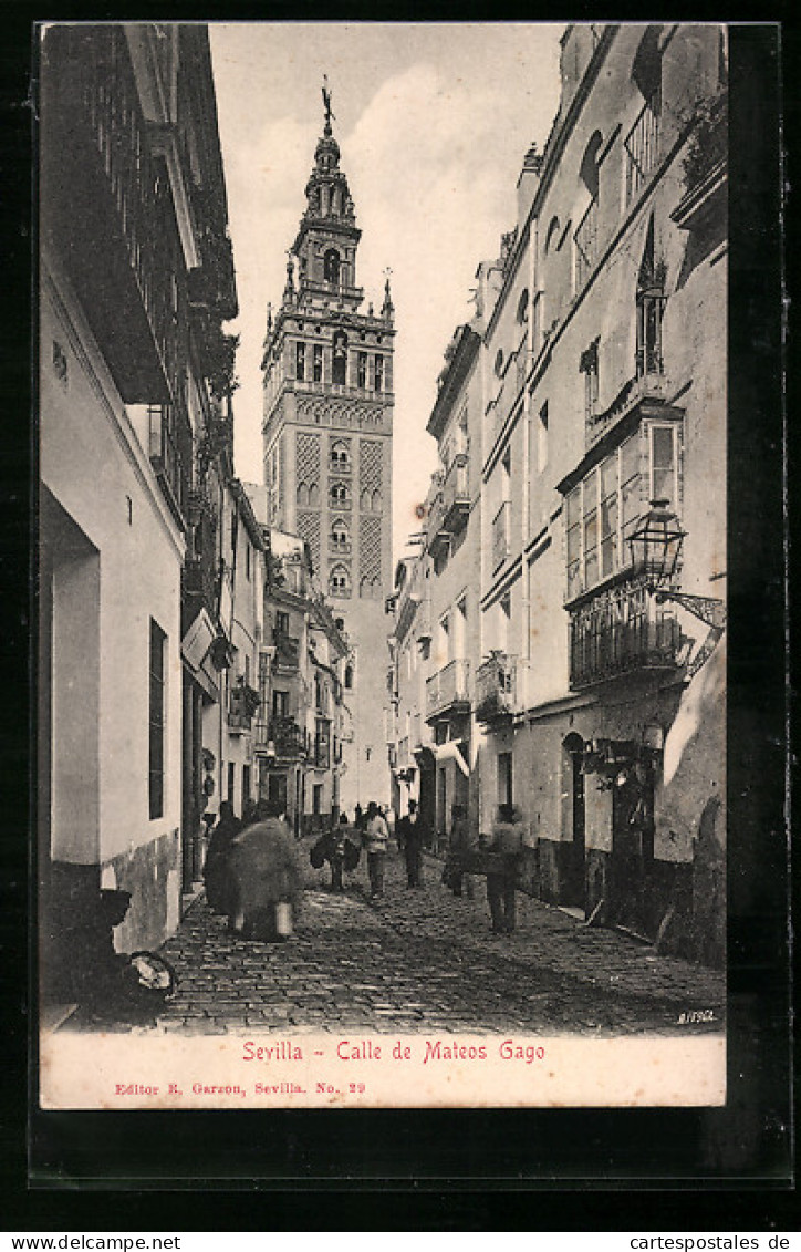 Postal Sevilla, Calle De Mateos Gago  - Sevilla (Siviglia)