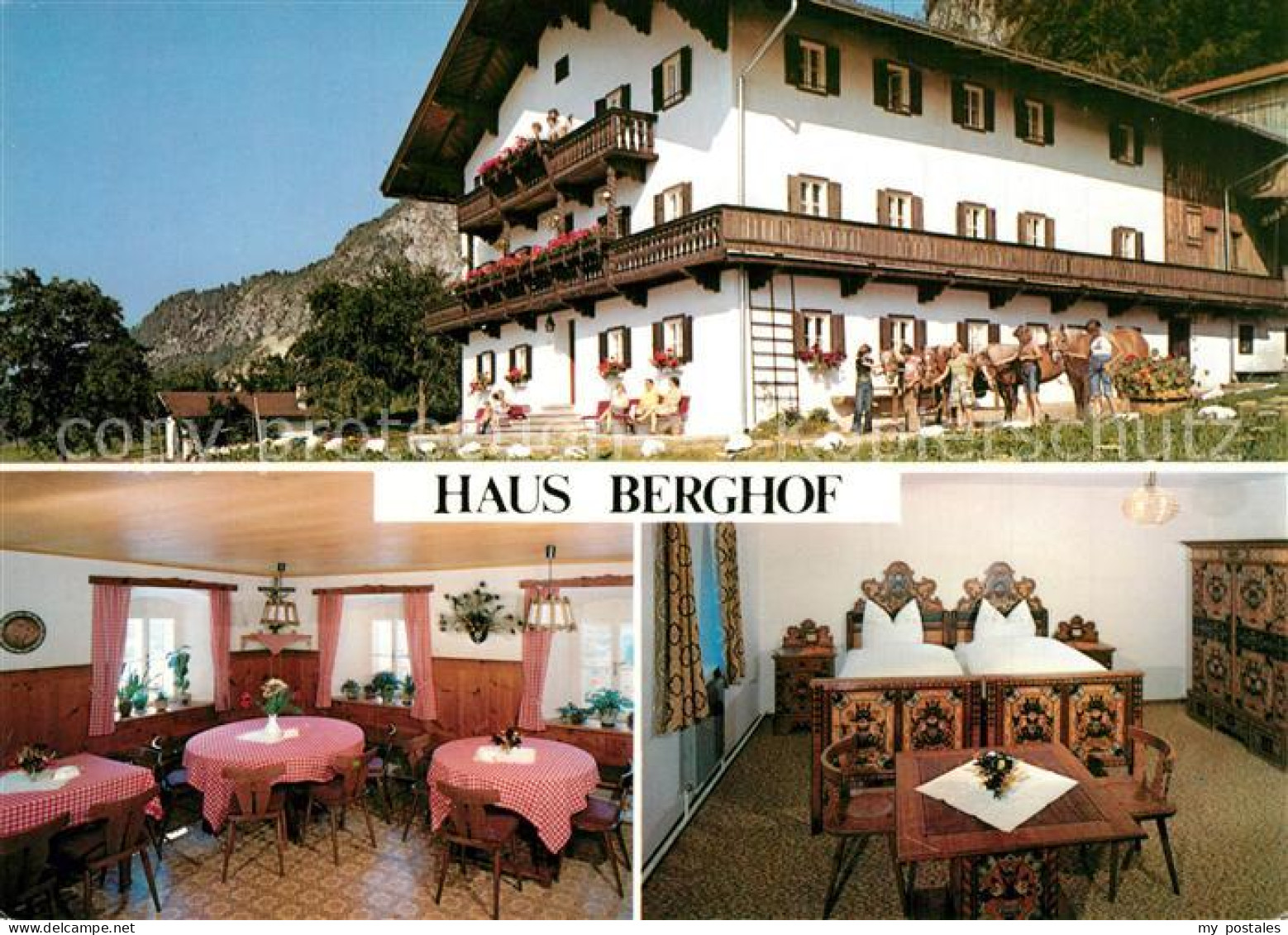 73319993 Vorderthiersee Gaestehaus Pension Hausberghof Fremdenzimmer Gastraum Vo - Other & Unclassified