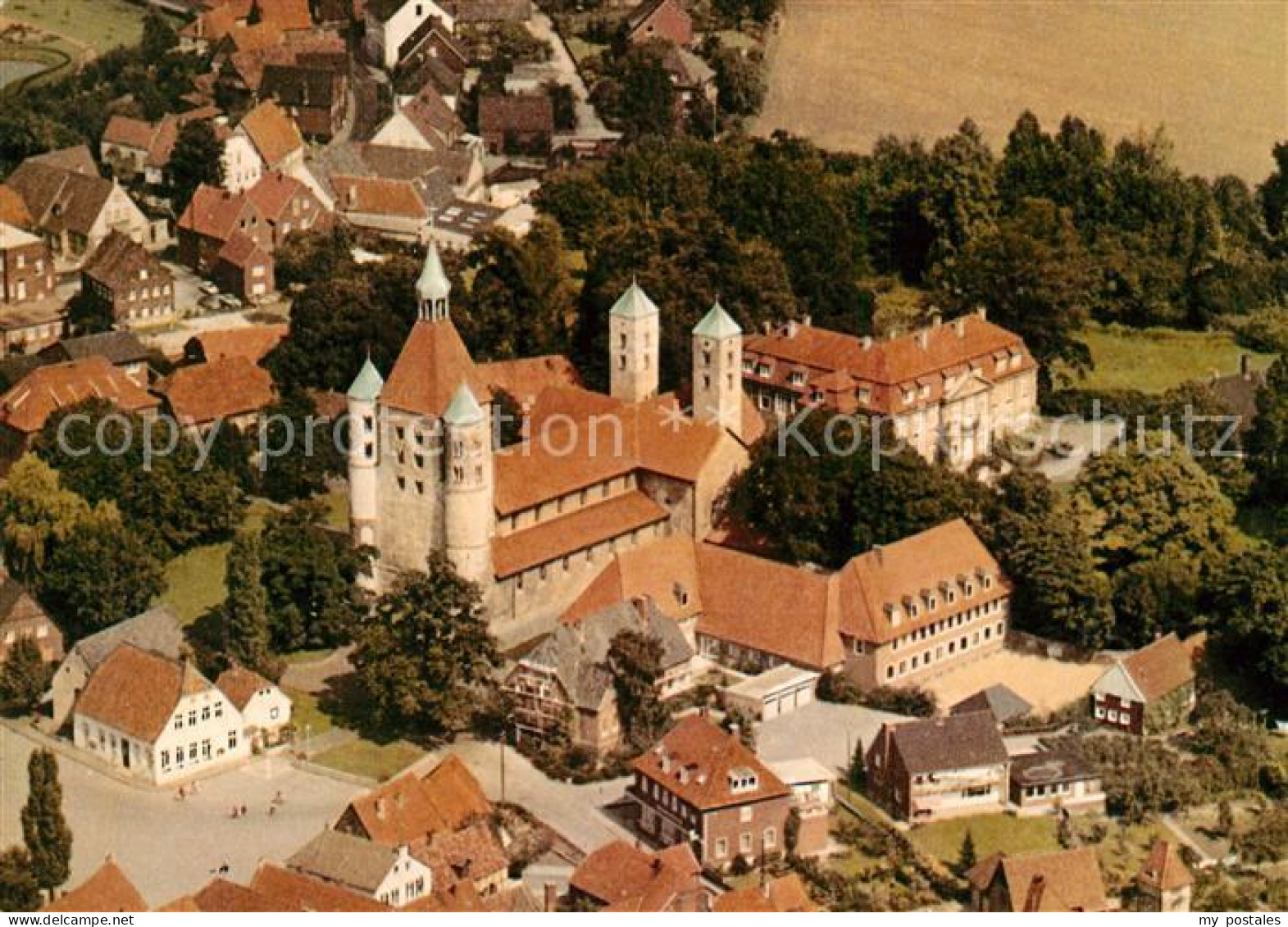73319874 Freckenhorst Ehemalige Stiftskirche Mit Kreuzgang Fliegeraufnahme Freck - Warendorf